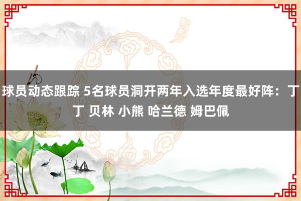 球员动态跟踪 5名球员洞开两年入选年度最好阵：丁丁 贝林 小熊 哈兰德 姆巴佩